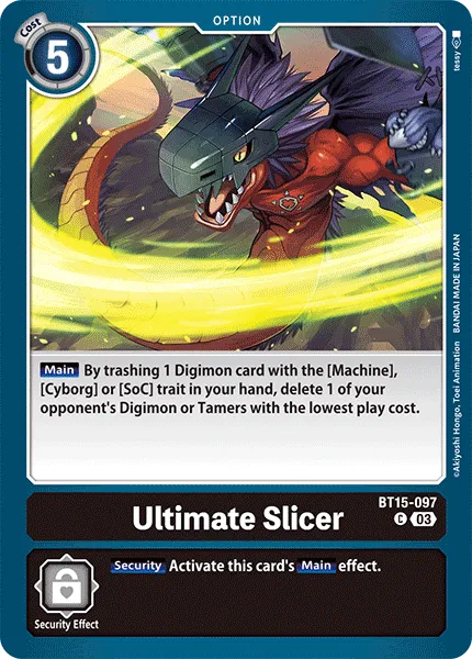 Ultimate Slicer &mdash; Digimon Card Game card