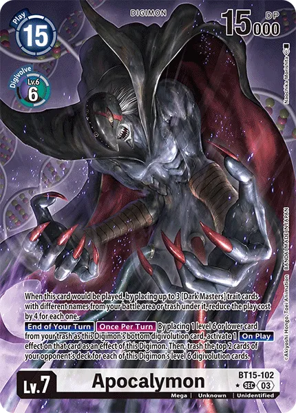 Apocalymon &mdash; Digimon Card Game card