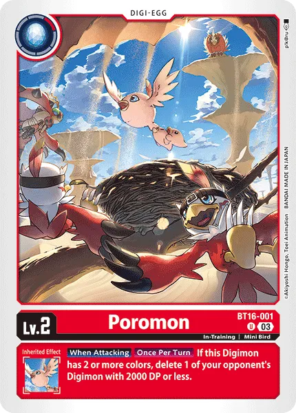 Poromon &mdash; Digimon Card Game card