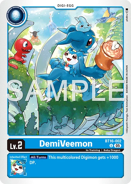 DemiVeemon &mdash; Digimon Card Game card
