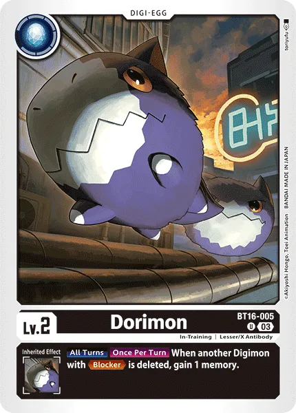 Dorimon &mdash; Digimon Card Game card