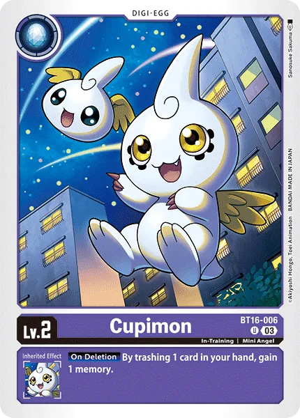 Cupimon &mdash; Digimon Card Game card