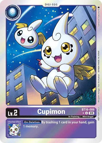 Cupimon &mdash; Digimon Card Game card