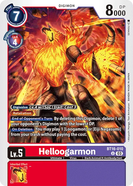 Helloogarmon &mdash; Digimon Card Game card
