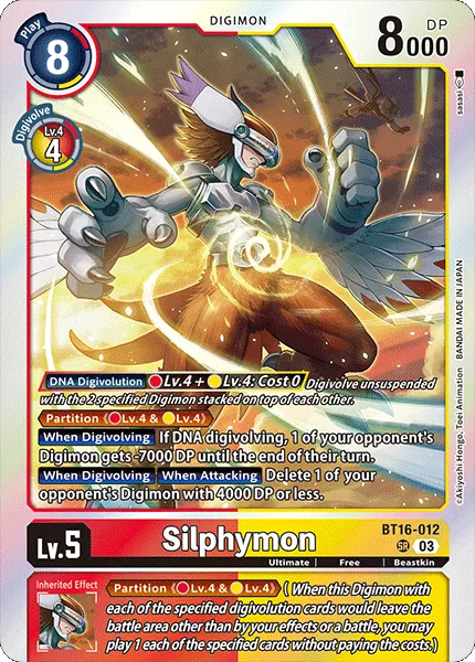 Silphymon &mdash; Digimon Card Game card