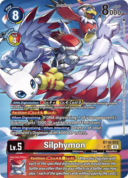 Silphymon &mdash; Digimon Card Game card