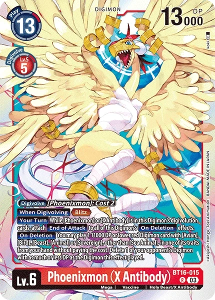 Phoenixmon (X Antibody) &mdash; Digimon Card Game card