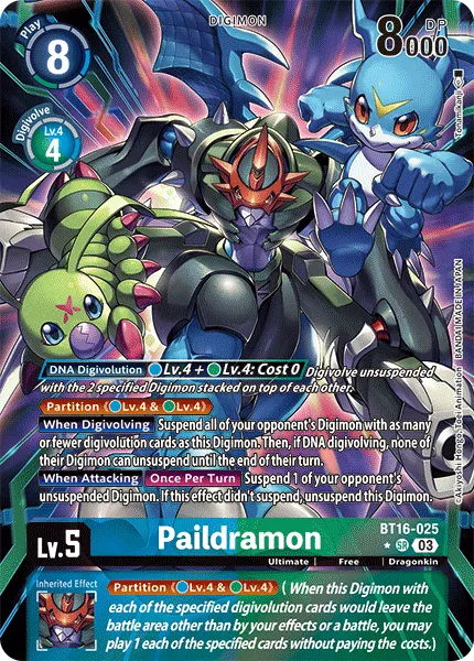 Paildramon &mdash; Digimon Card Game card