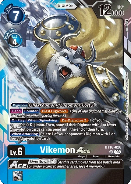 Vikemon ACE &mdash; Digimon Card Game card