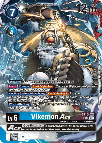 Vikemon ACE &mdash; Digimon Card Game card