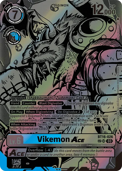 Vikemon ACE &mdash; Digimon Card Game card