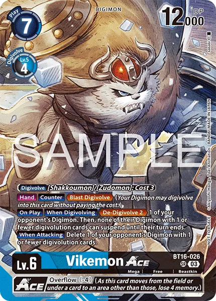 Vikemon ACE &mdash; Digimon Card Game card