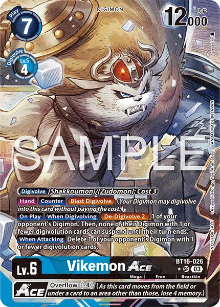 Vikemon ACE &mdash; Digimon Card Game card