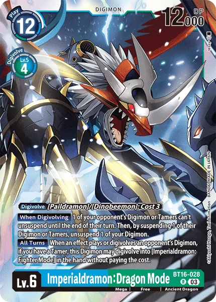 Imperialdramon: Dragon Mode &mdash; Digimon Card Game card