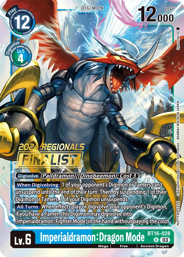 Imperialdramon: Dragon Mode &mdash; Digimon Card Game card