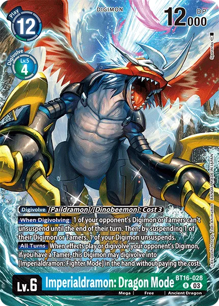 Imperialdramon: Dragon Mode &mdash; Digimon Card Game card
