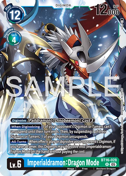 Imperialdramon: Dragon Mode &mdash; Digimon Card Game card