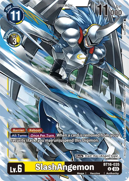 SlashAngemon &mdash; Digimon Card Game card