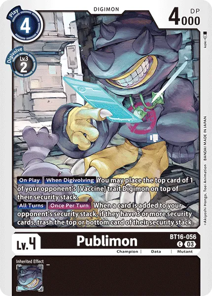 Publimon &mdash; Digimon Card Game card