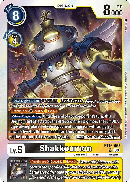 Shakkoumon &mdash; Digimon Card Game card