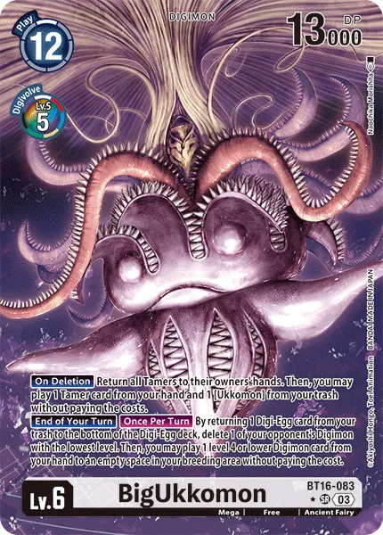 BigUkkomon &mdash; Digimon Card Game card