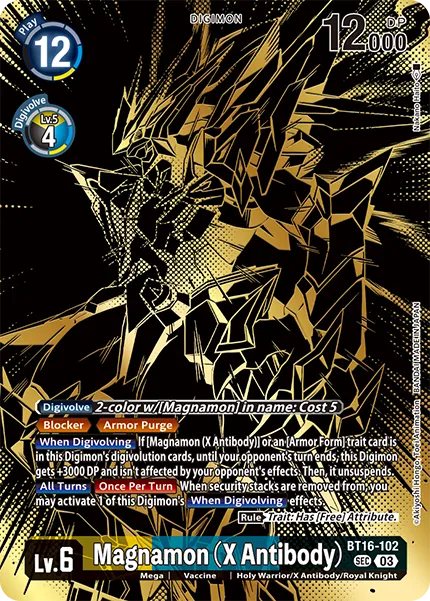 Magnamon (X Antibody) &mdash; Digimon Card Game card