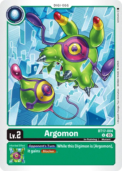 Argomon &mdash; Digimon Card Game card