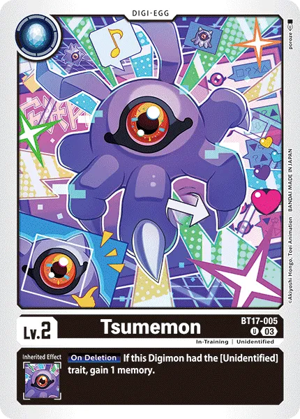 Tsumemon &mdash; Digimon Card Game card
