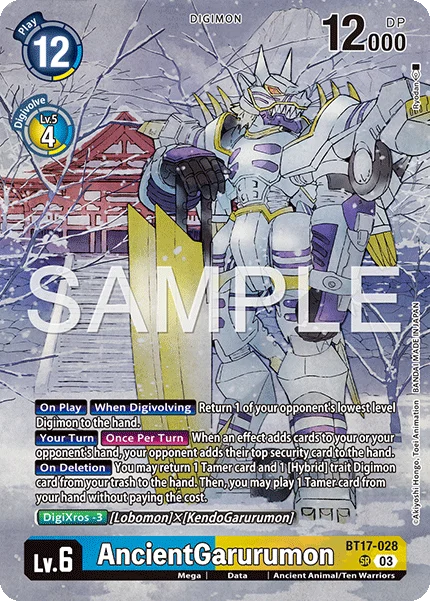 AncientGarurumon &mdash; Digimon Card Game card