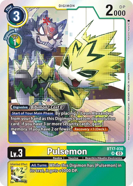 Pulsemon &mdash; Digimon Card Game card
