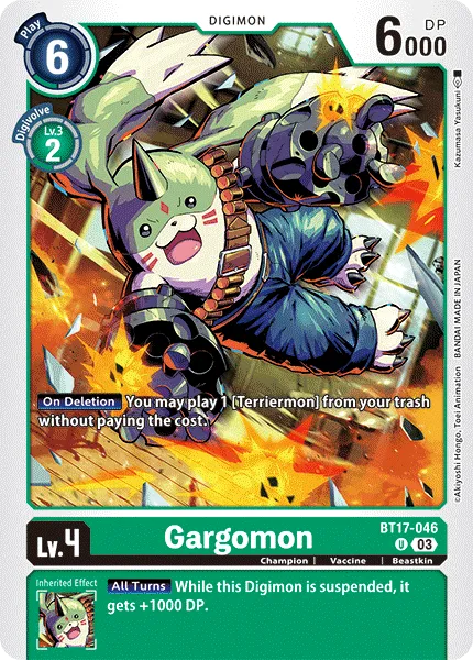 Gargomon &mdash; Digimon Card Game card