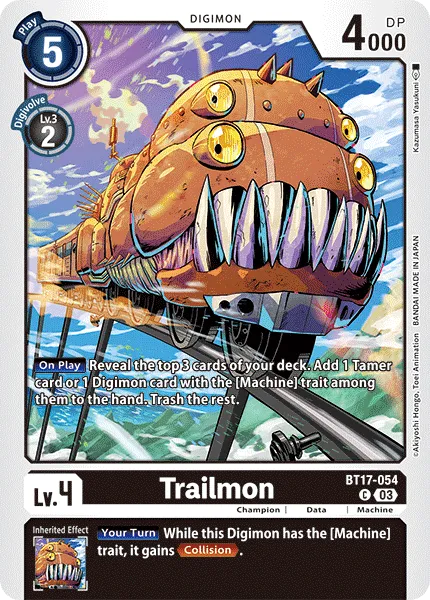 Trailmon &mdash; Digimon Card Game card