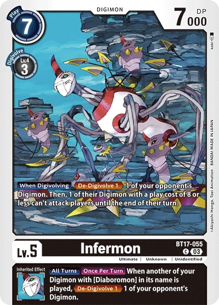 Infermon &mdash; Digimon Card Game card