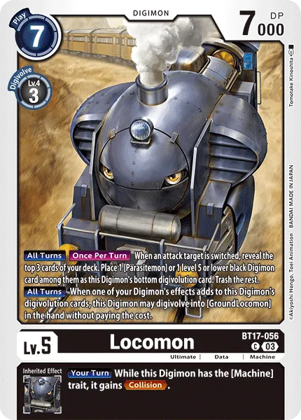 Locomon &mdash; Digimon Card Game card