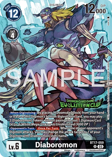 Diaboromon &mdash; Digimon Card Game card