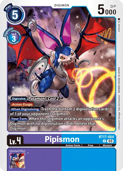Pipismon &mdash; Digimon Card Game card