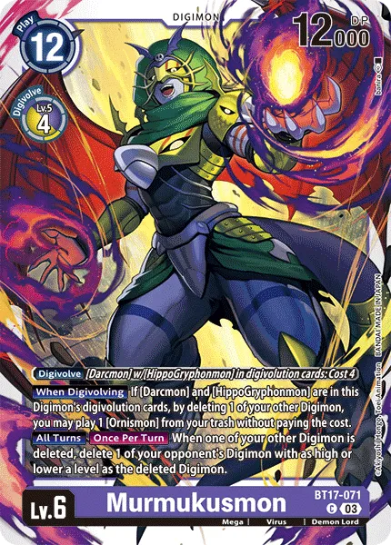 Murmukusmon &mdash; Digimon Card Game card