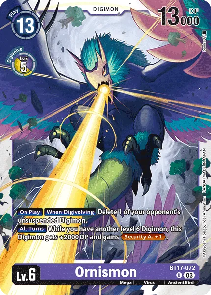 Ornismon &mdash; Digimon Card Game card