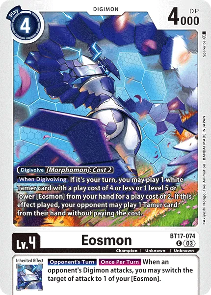 Eosmon &mdash; Digimon Card Game card