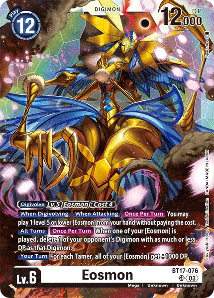 Eosmon &mdash; Digimon Card Game card