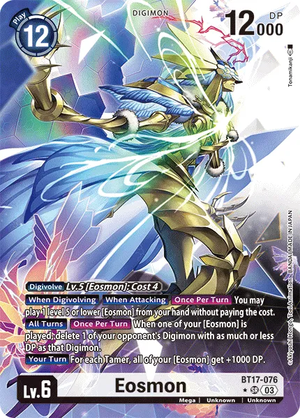 Eosmon &mdash; Digimon Card Game card