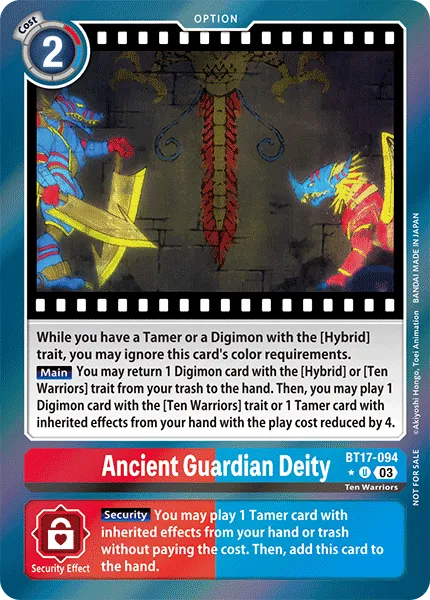 Ancient Guardian Deity &mdash; Digimon Card Game card