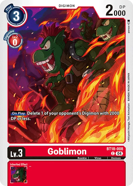 Goblimon &mdash; Digimon Card Game card
