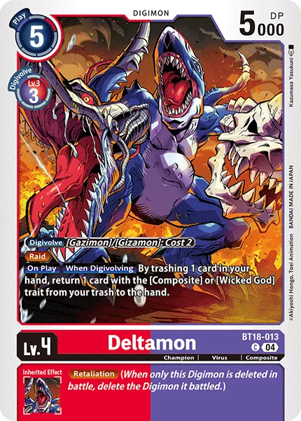 Deltamon &mdash; Digimon Card Game card