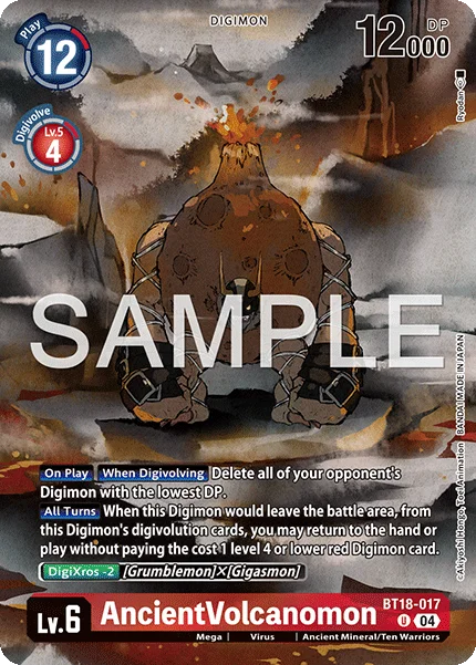 AncientVolcanomon &mdash; Digimon Card Game card