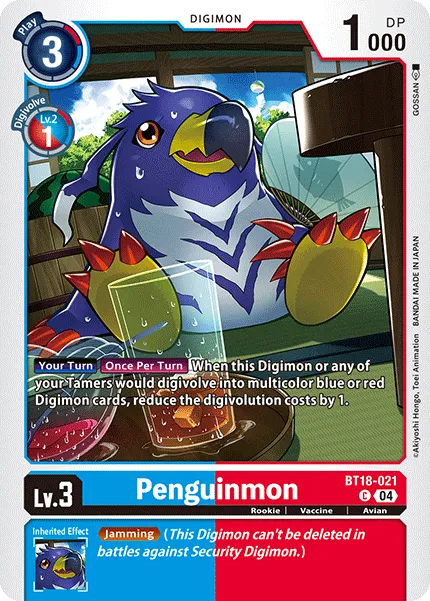 Penguinmon &mdash; Digimon Card Game card