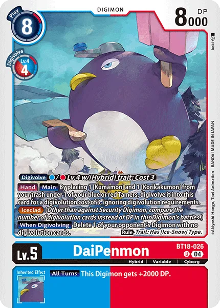 DaiPenmon &mdash; Digimon Card Game card