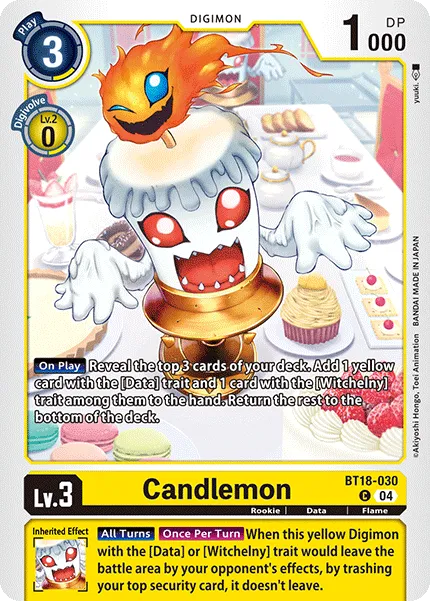 Candlemon &mdash; Digimon Card Game card