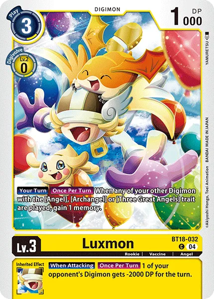 Luxmon &mdash; Digimon Card Game card