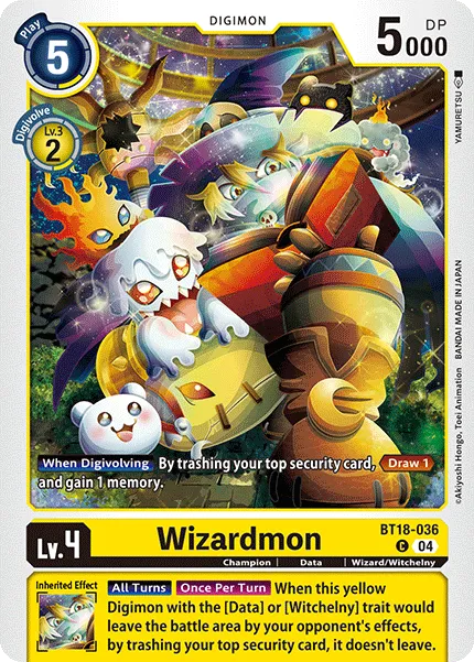 Wizardmon &mdash; Digimon Card Game card